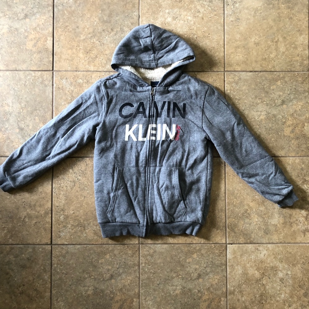 Calvin Klein Gray Kids Hoodie